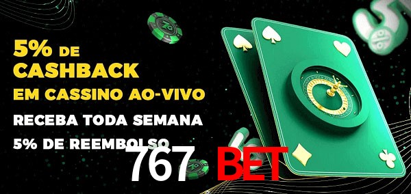 Promoções do cassino ao Vivo 767 Bet